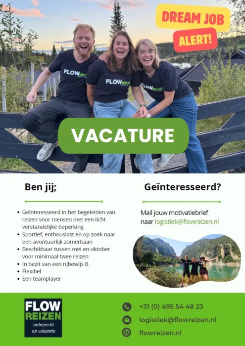 Vacature begeleider 2027