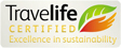 Travelife certified logo klein